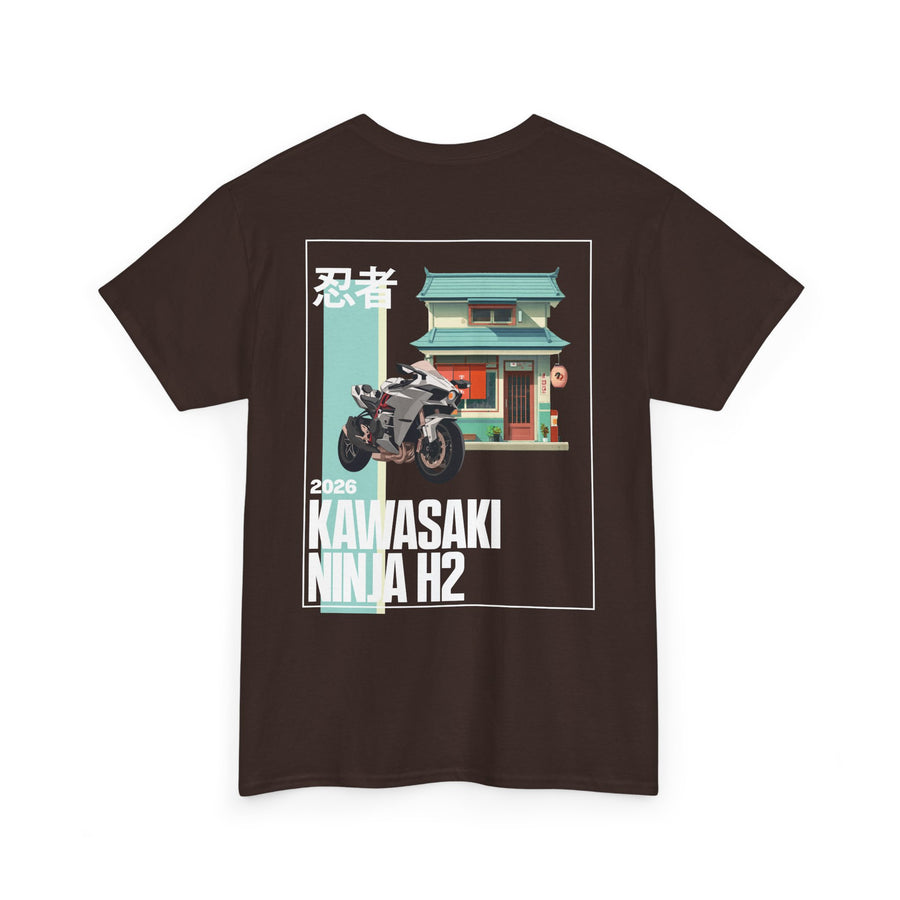 Kawasaki Ninja H2 Tee | Retro H2 Motorcycle Graphic T-Shirt