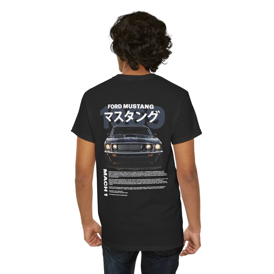 Ford Mustang Mach 1 Tee — Retro Japanese Car Graphic T-Shirt