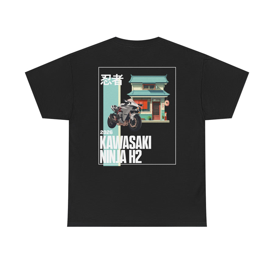 Kawasaki Ninja H2 Tee | Retro H2 Motorcycle Graphic T-Shirt