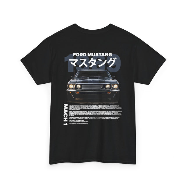 Ford Mustang Mach 1 Tee — Retro Japanese Car Graphic T-Shirt