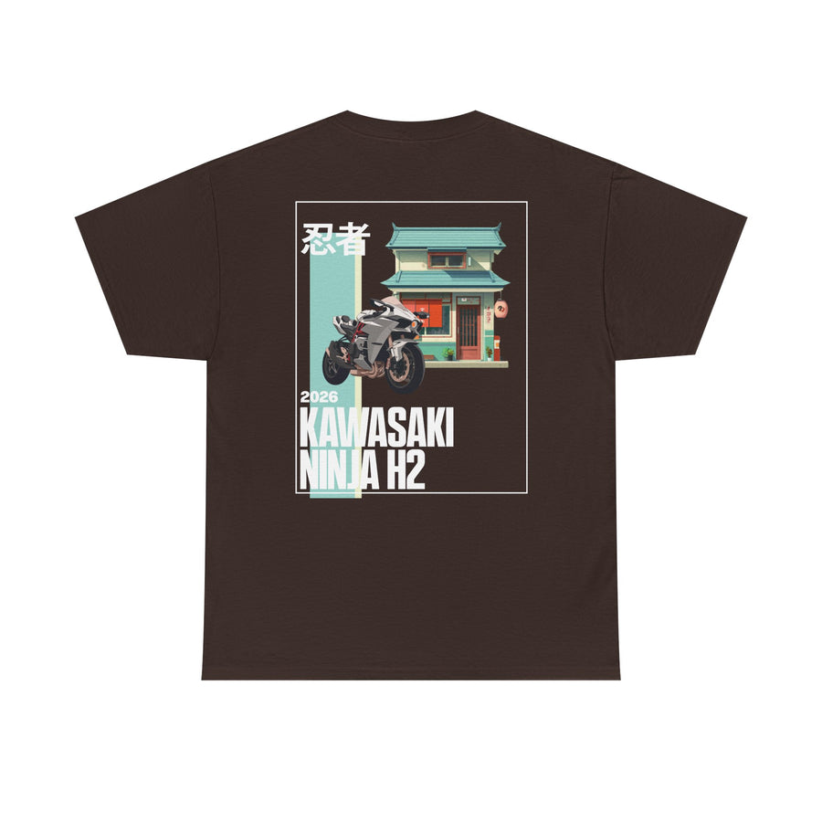 Kawasaki Ninja H2 Tee | Retro H2 Motorcycle Graphic T-Shirt