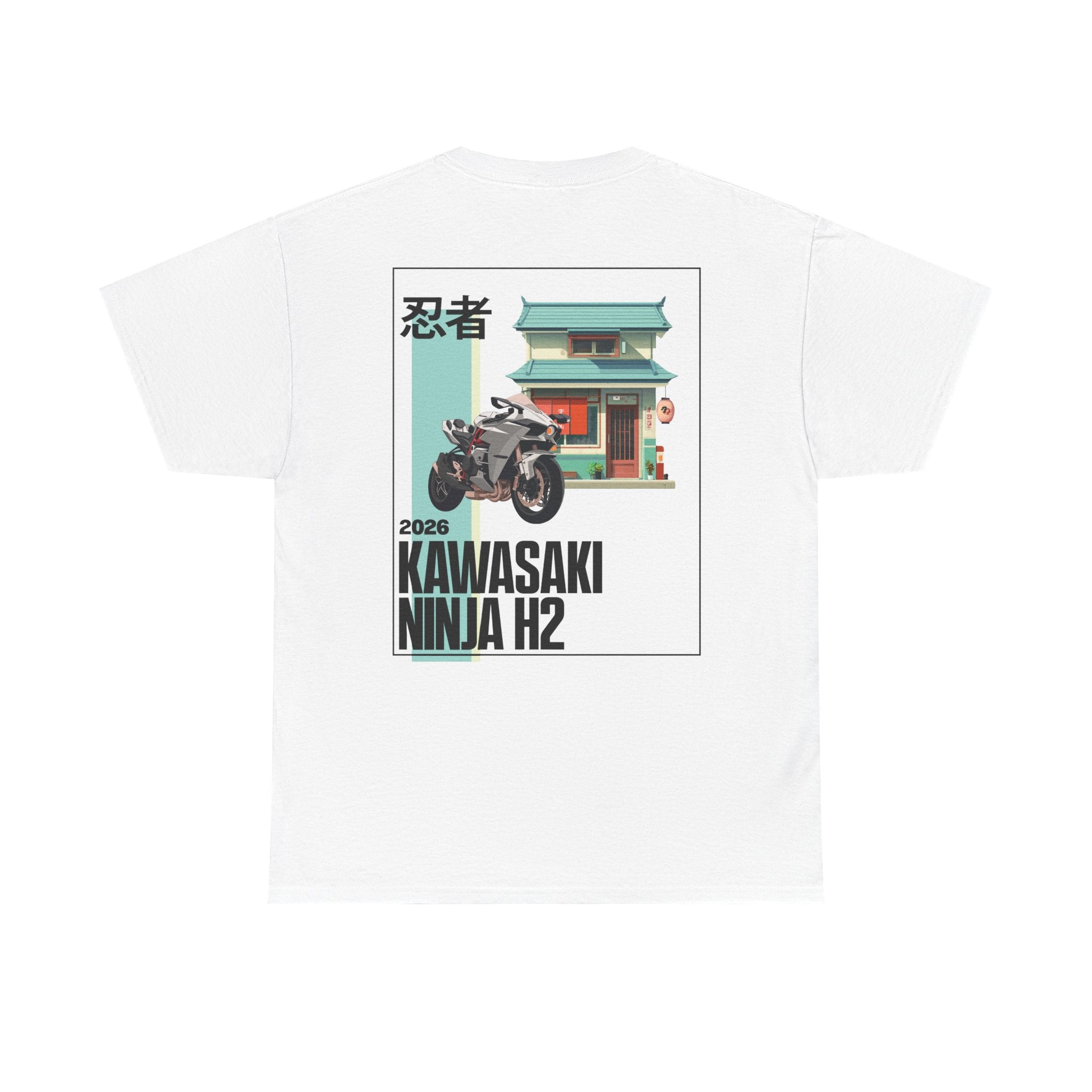 Kawasaki Ninja H2 Tee | Retro H2 Motorcycle Graphic T-Shirt