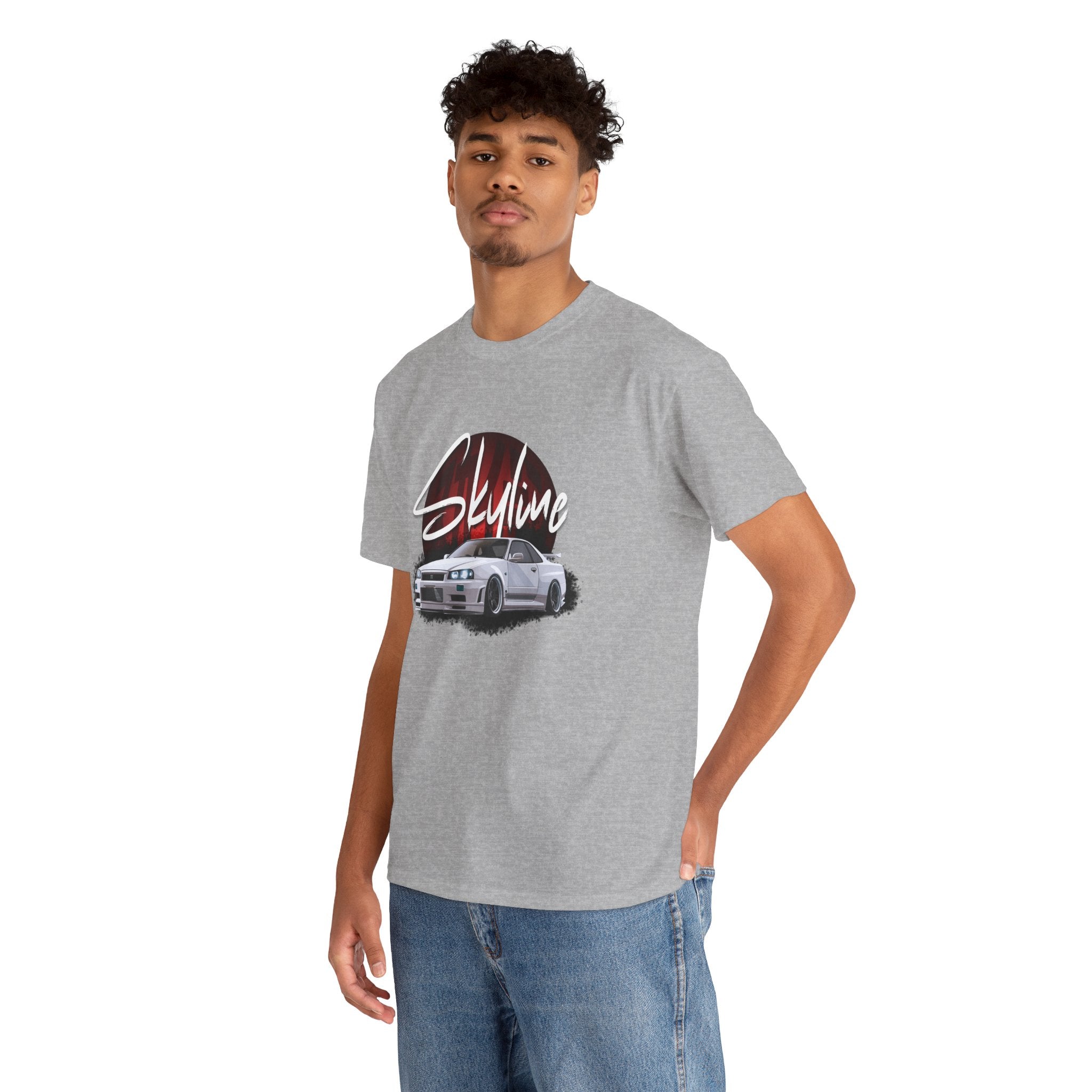 Skyline Car T‑Shirt — Retro JDM Racing Graphic Tee