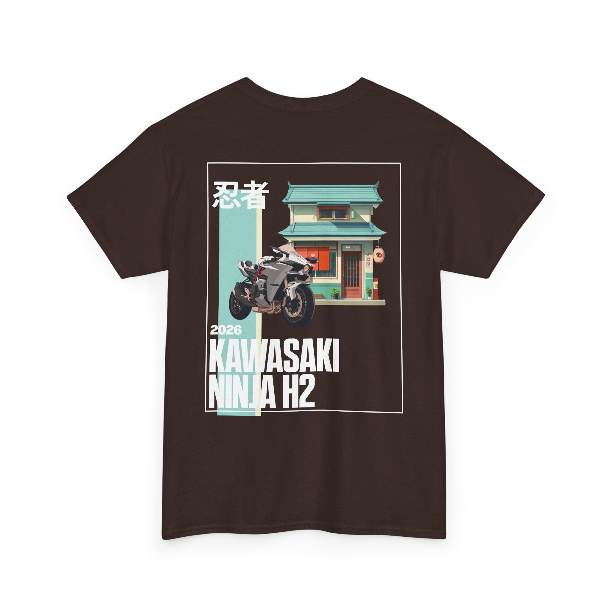 Kawasaki Ninja H2 Tee | Retro H2 Motorcycle Graphic T-Shirt