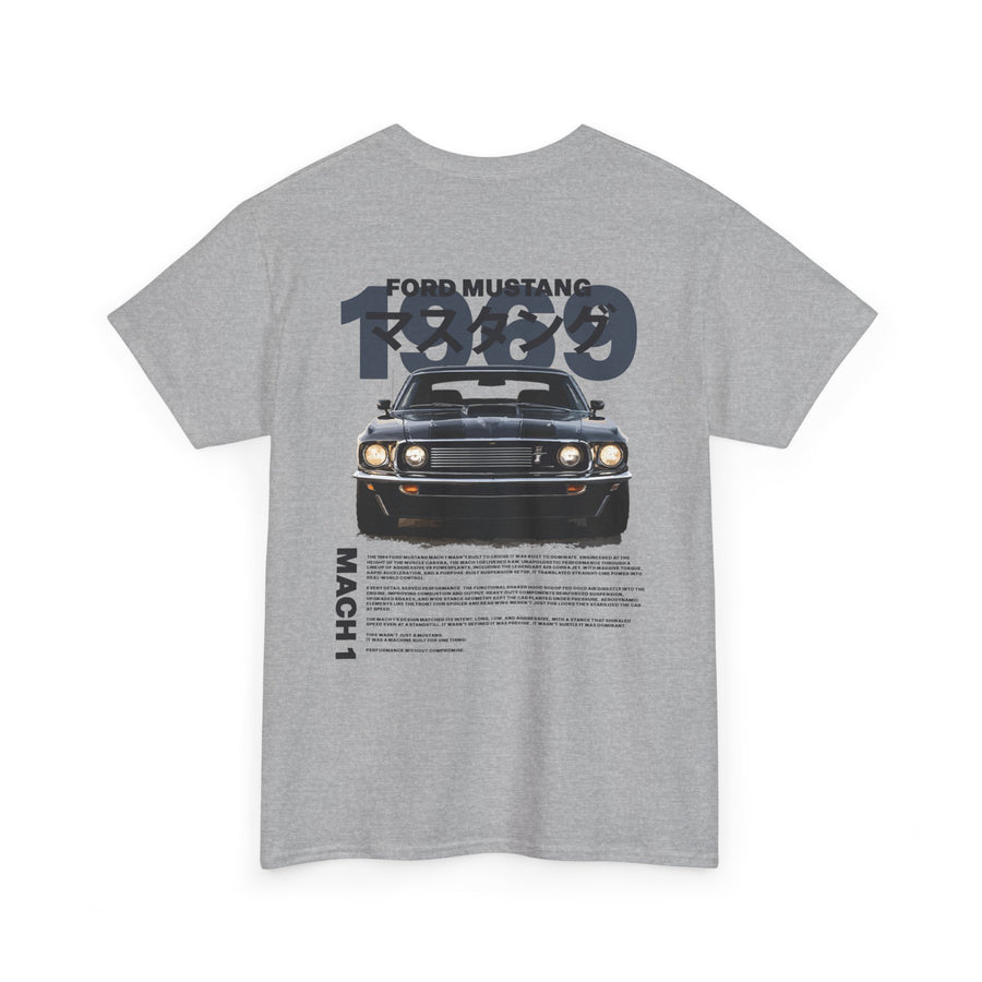 Ford Mustang Mach 1 Tee — Retro Japanese Car Graphic T-Shirt