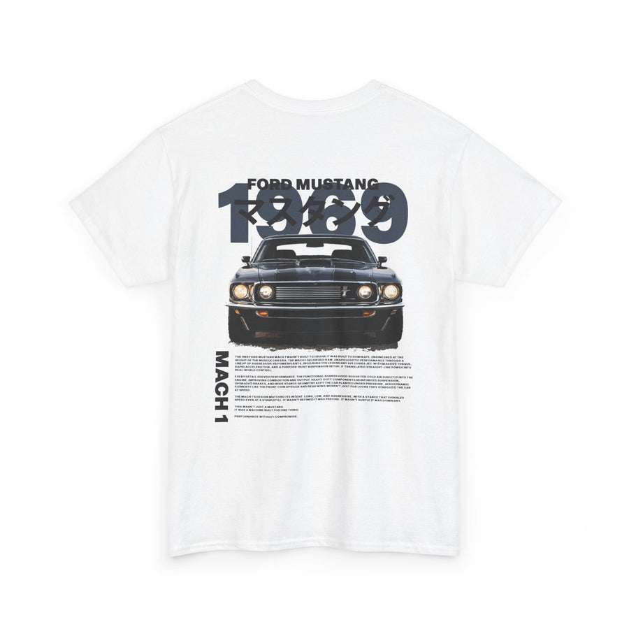 Ford Mustang Mach 1 Tee — Retro Japanese Car Graphic T-Shirt