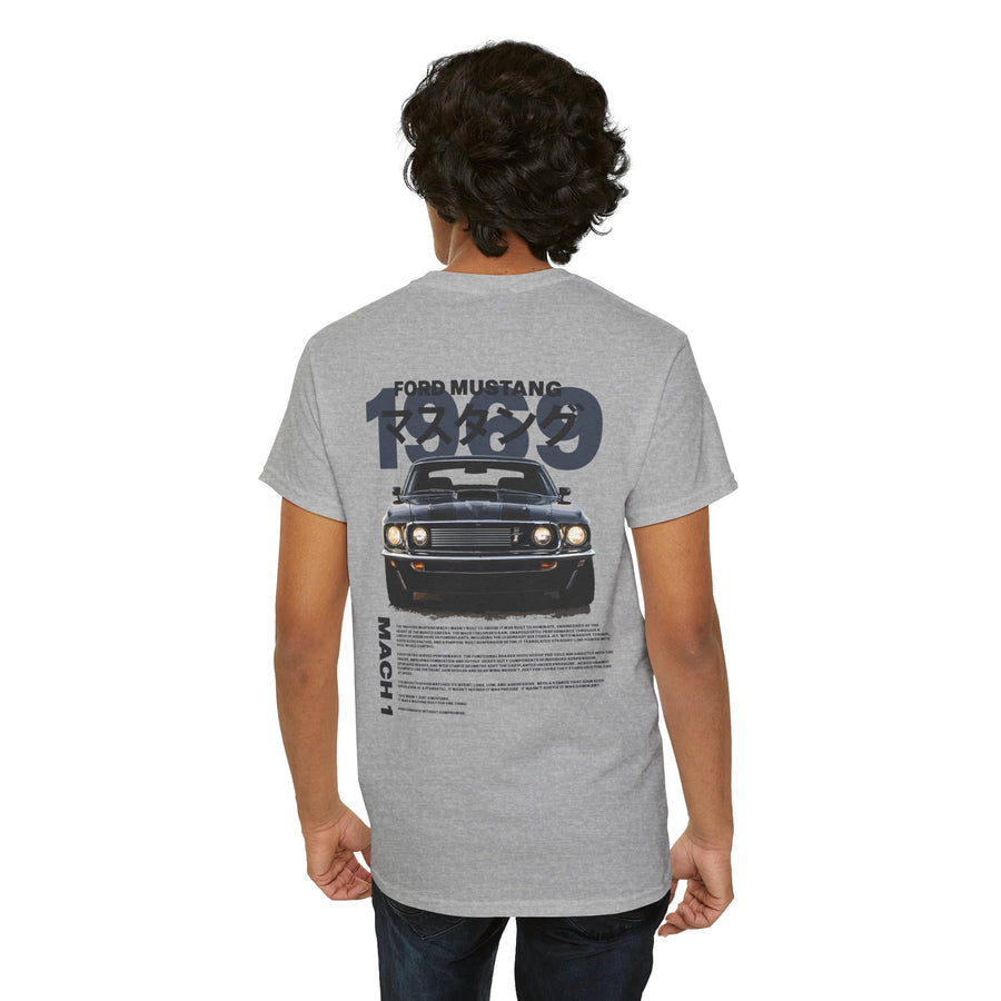 Ford Mustang Mach 1 Tee — Retro Japanese Car Graphic T-Shirt