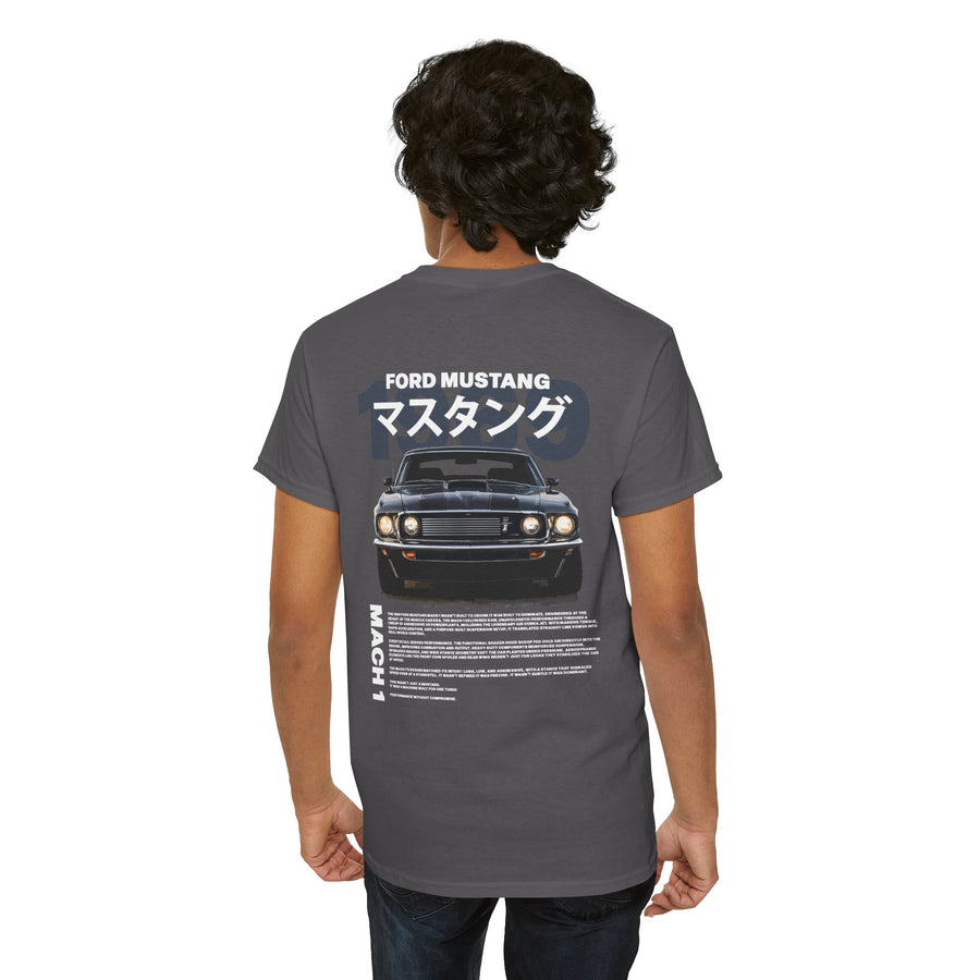 Ford Mustang Mach 1 Tee — Retro Japanese Car Graphic T-Shirt
