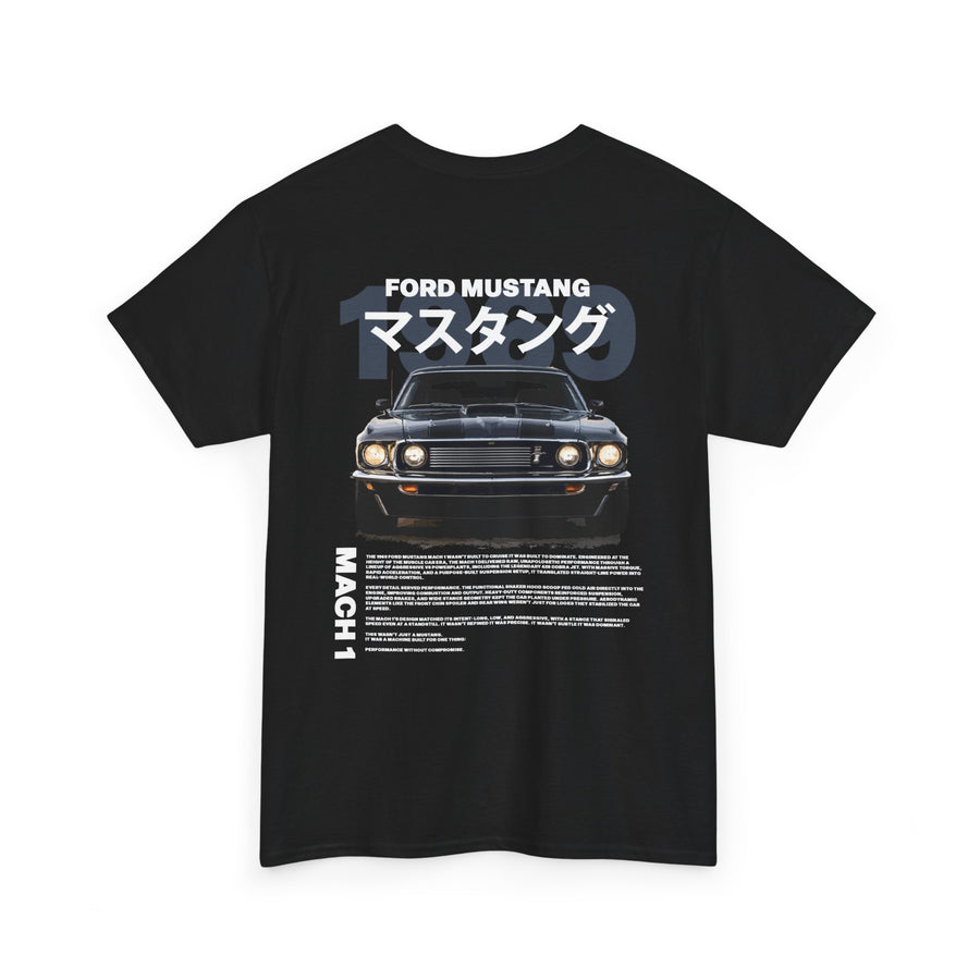 Ford Mustang Mach 1 Tee — Retro Japanese Car Graphic T-Shirt