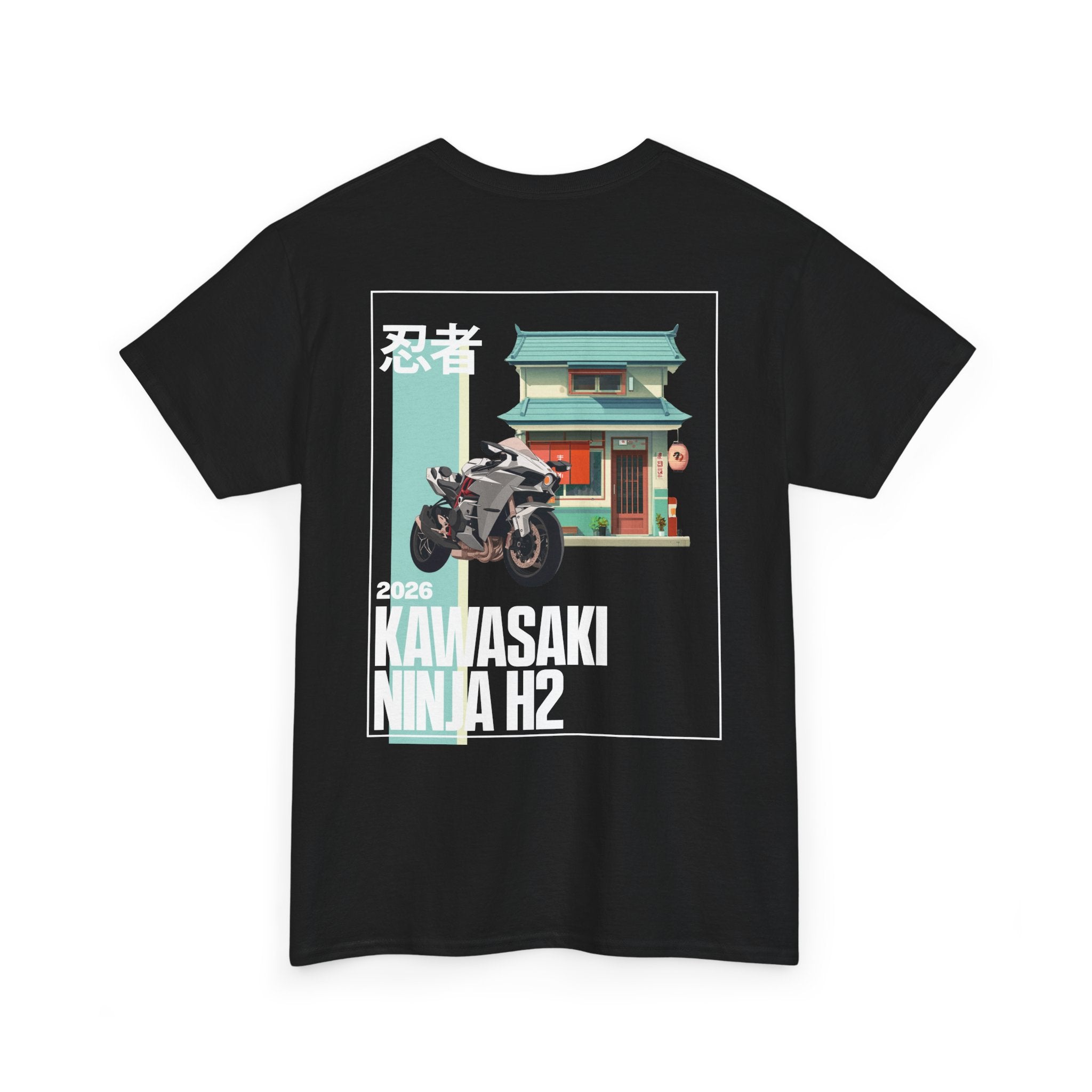 Kawasaki Ninja H2 Tee | Retro H2 Motorcycle Graphic T-Shirt
