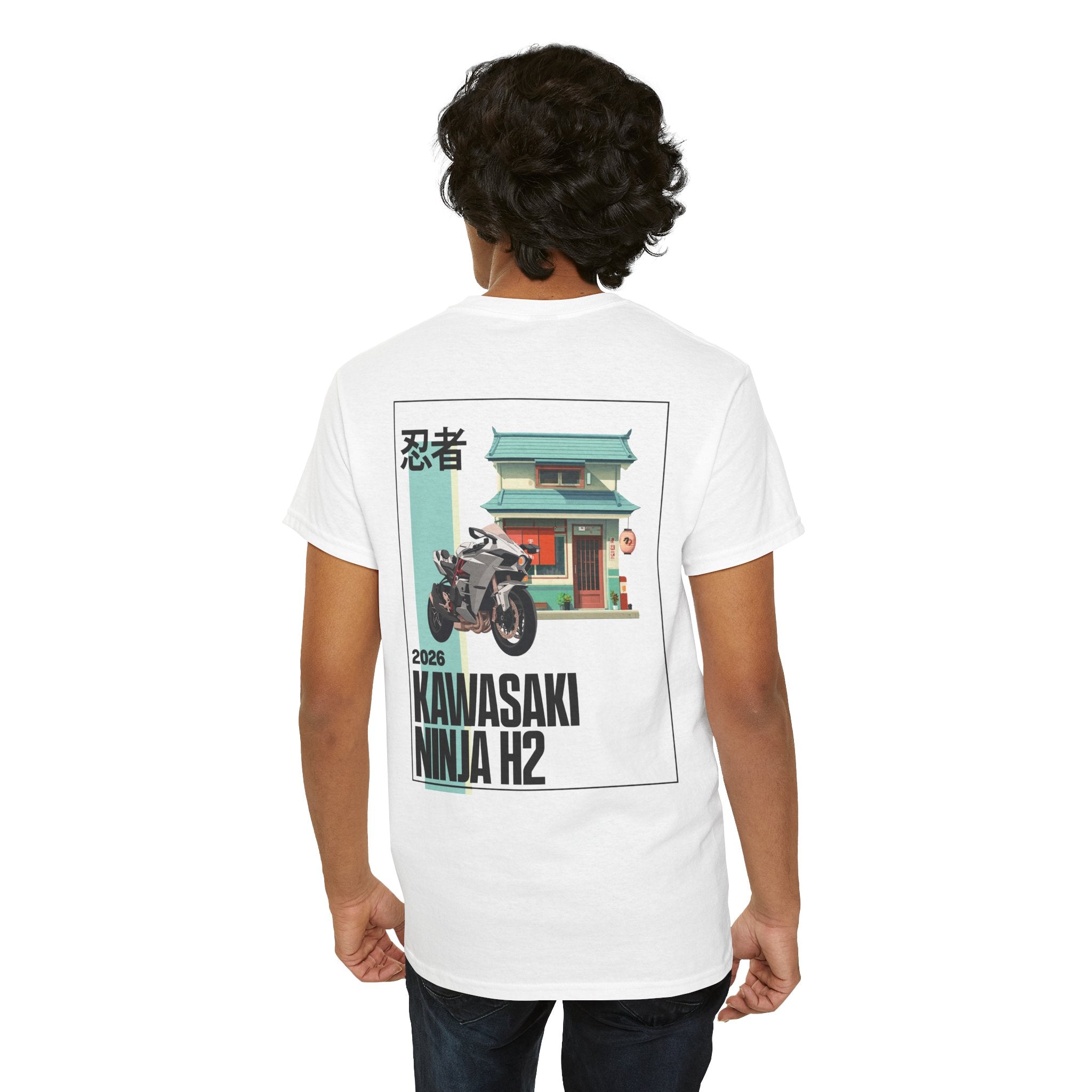 Kawasaki Ninja H2 Tee | Retro H2 Motorcycle Graphic T-Shirt