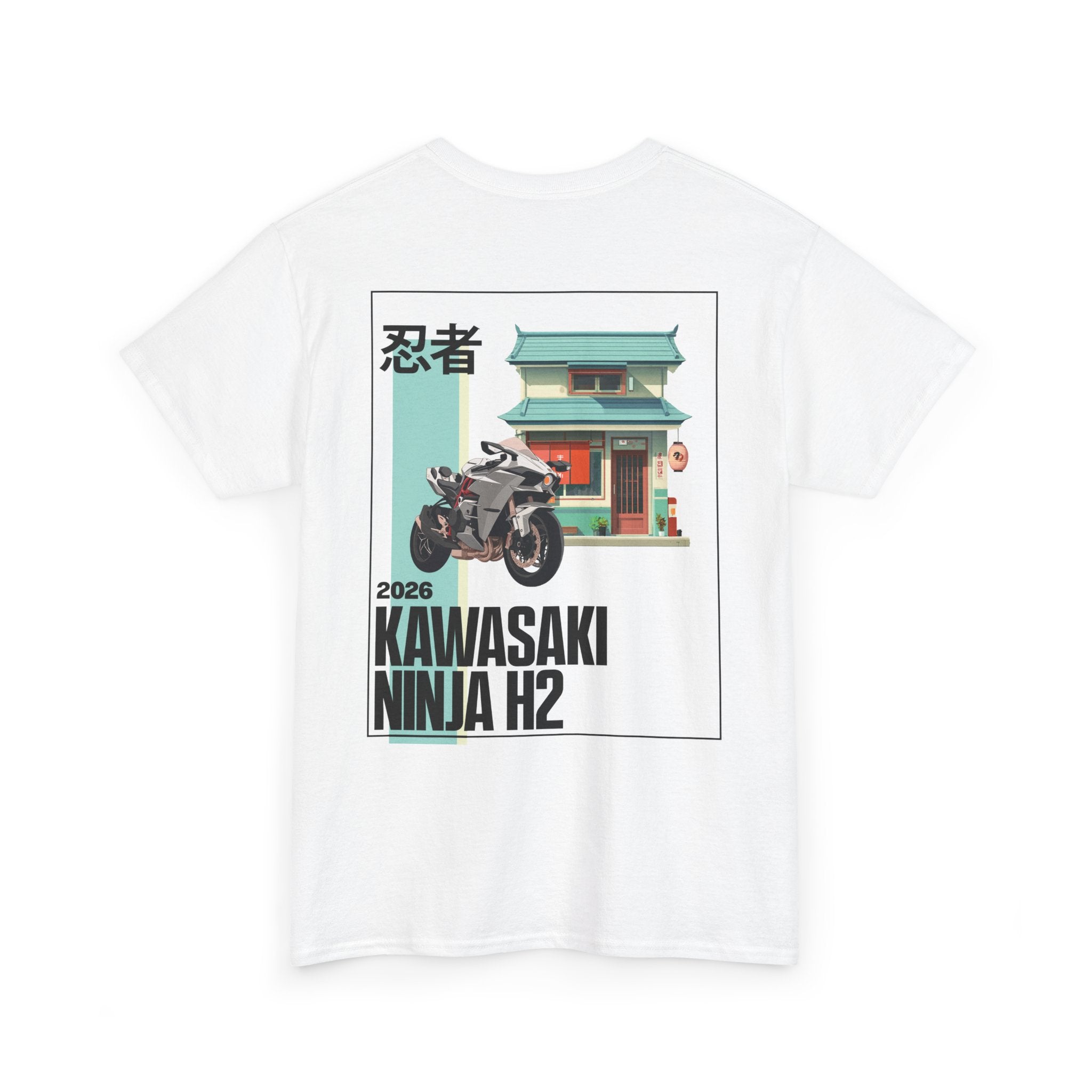 Kawasaki Ninja H2 Tee | Retro H2 Motorcycle Graphic T-Shirt