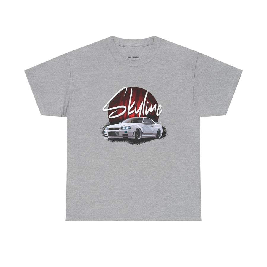 Skyline Car T‑Shirt — Retro JDM Racing Graphic Tee